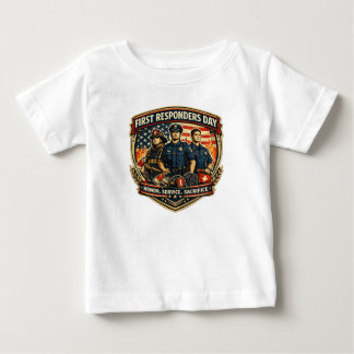 Första Räddare Dag Hedra Tjänst Offra Vinta T Shirt