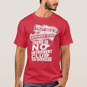 Första regeln för invertera klubb Det finns ingen  T Shirt