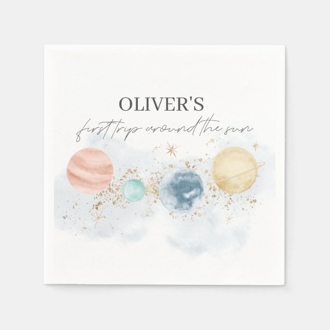 Första Resa runt de Pappra blöjorna vid Sol Pappersservett (Framsidan)