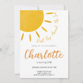 Första Resa runt inbjudan till Sol