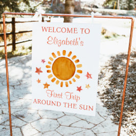 Första Resa runt om Sol - Välkomstposten för solsk Poster