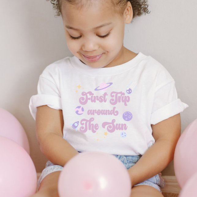 Första Resa runt Sol 1:a födelsedag T Shirt (Skapare uppladdad)