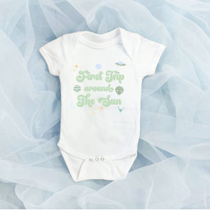 Första Resa runt Sol 1:a födelsedagen Baby T Shirt