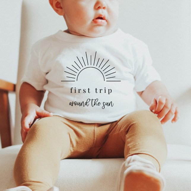 Första Resa runt Sol Baby Tshirt T Shirt (Skapare uppladdad)