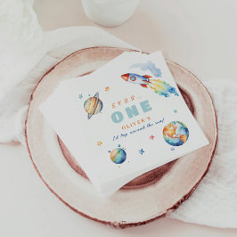 Första Resa runt Sol-Födelsedagsfesten Pappersservett