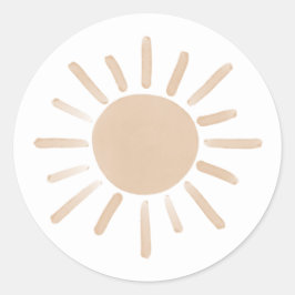 Första Resa runt Sol-Födelsedagsfesten Runt Klistermärke