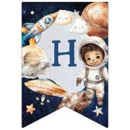 Första Resa runt Sol Rymden 1:a födelsedag Vimplar