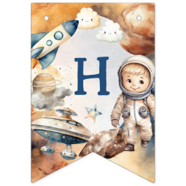 Första Resa runt Sol Rymden 1:a födelsedag Vimplar