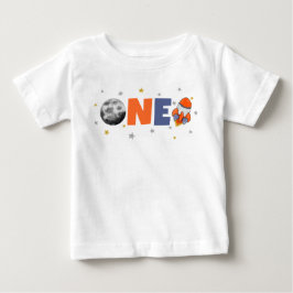 Första Resa runt Sol Rymden 1:a födelsetalen T Shirt