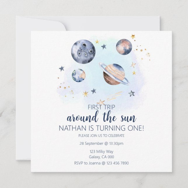 Första Resa runt Sol:s födelsedag (Framsida)