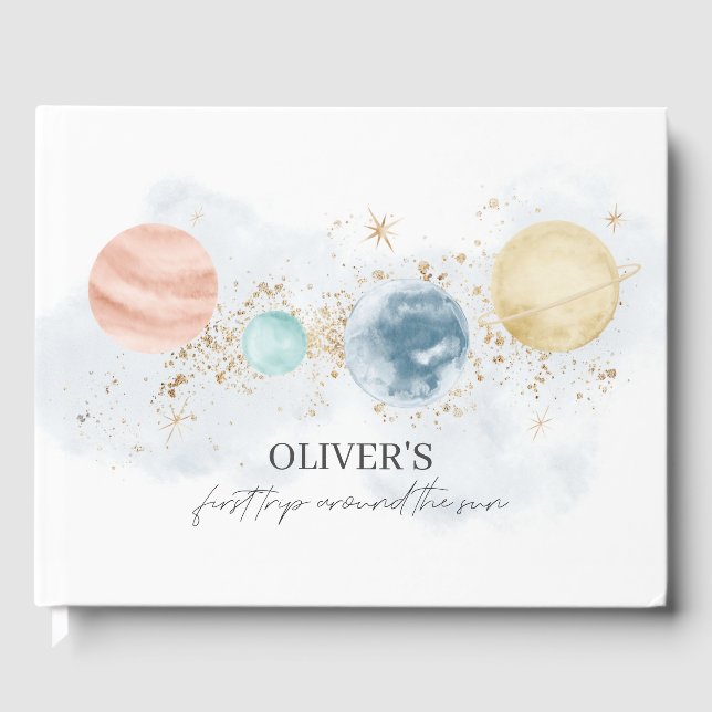 Första Resa runt Sol:s födelsedag Bok (Framsida)