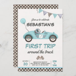 Första Resa runt spårbilen i Tävling 1:a födelseda Inbjudningar