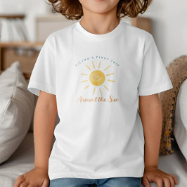 Första resan runt solen 1-års födelsedag t shirt