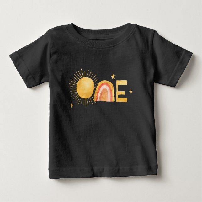 Första resan runt solen | 1-årsdag   t shirt (Framsida)