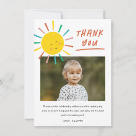 Första resan runt solen barn fotobursdag tack kort