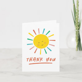 Första resan runt solen barnkalas  tack kort