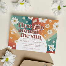 Första resan runt solen | Retro Daisyregnbåge