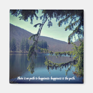 Första reserven genom Träd Motivational Magnet