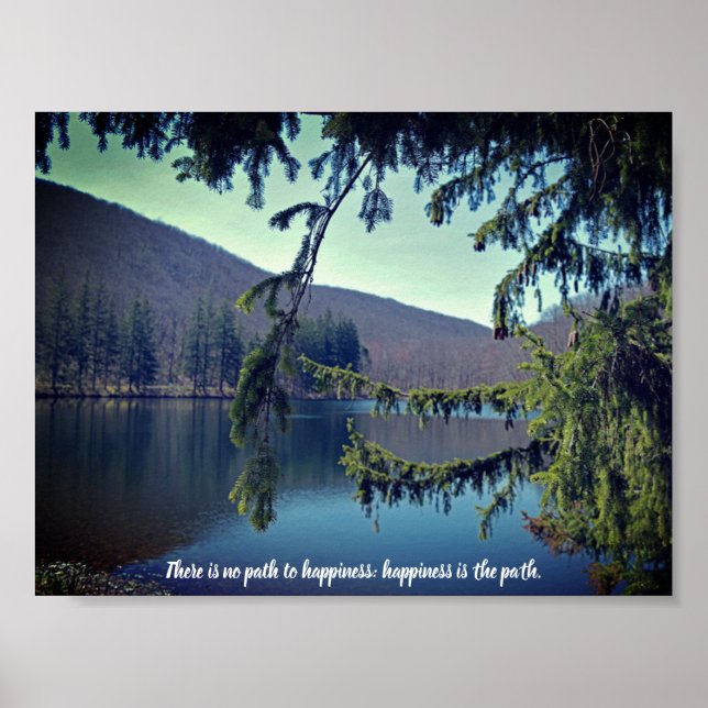 Första reserven genom Träd Motivational Poster (Framsidan)