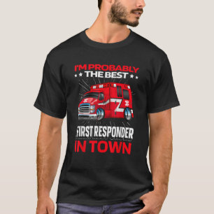 Första responder Ambulance Ems Police Emt paramed T Shirt