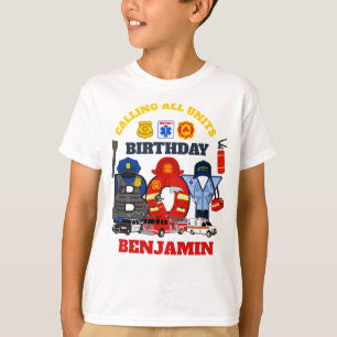 Första responder Birthday Boy AKUT T Shirt