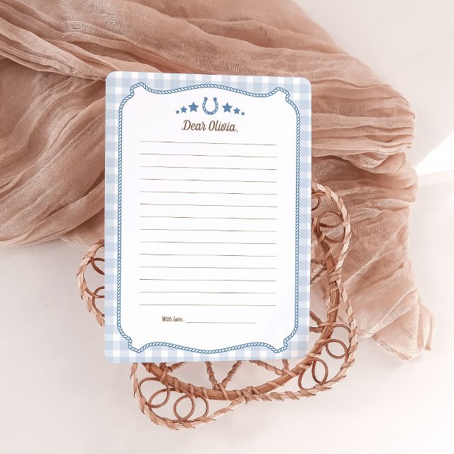 Första Rodeo 1-års Födelsedag Tidskapsel Kort (Skapare uppladdad)