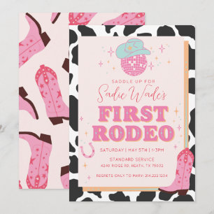 FÖRSTA RODEO BIRTHDAY INBJUDNINGAR