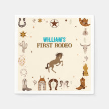 Första Rodeo Cowboy-födelsedagen