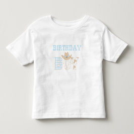 Första Rodeo Födelsedag Ett T Shirt