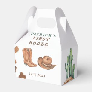 Första Rodeo-Födelsedagsfesten Presentaskar