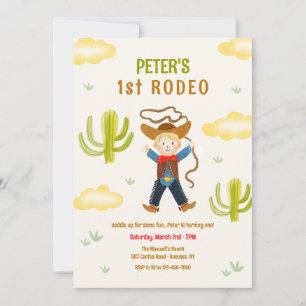 Första Rodeo Inbjudningar