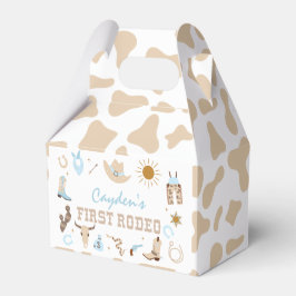 Första Rodeo Pastell Första Födelsedagen Presentaskar