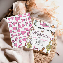 Första Rodeo-Rosan Western 1:a födelsedag