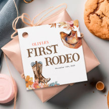 Första rodeo Western Girl 1:a födelsedagen