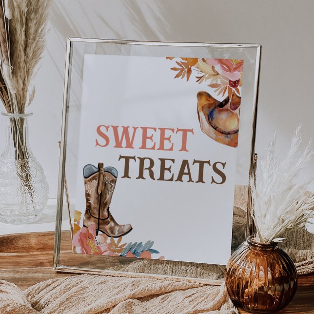 Första Rodeo Western Girl Sweet Treats-signat Poster (Skapare uppladdad)