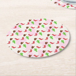 Första Rodeodrottning 1-årsdag Underlägg Papper Rund