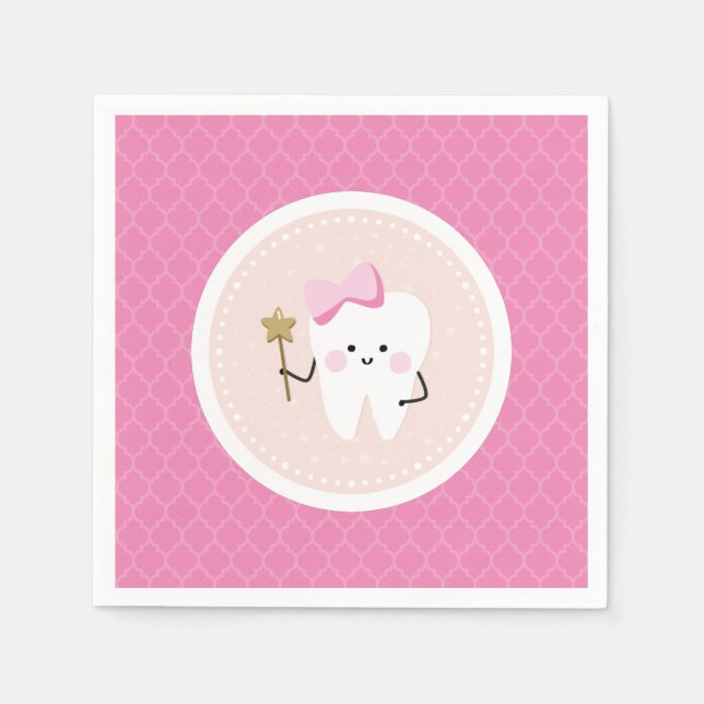 Första Rosa-Pappersservett Pappersservett (Framsidan)