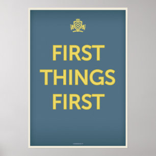 Första Saken Poster