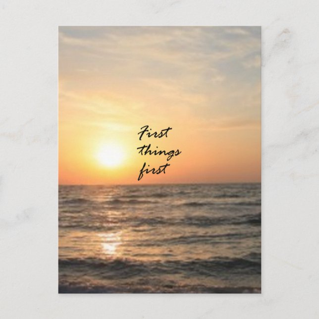 Första Saken Vykort (Framsida)