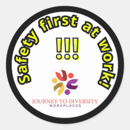 Första säkerhetsmärkning runt klistermärke