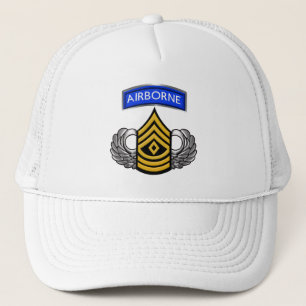 Första sergeant 1SG Airborne Truckerkeps