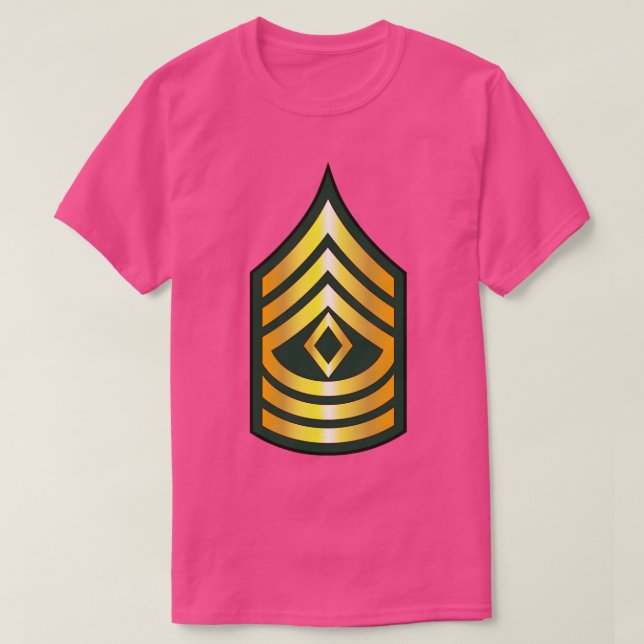 Första sergeant 1SG wo Txt T Shirt (Design framsida)