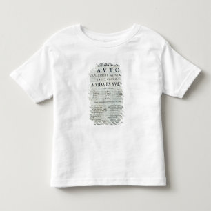 Första sida av 'La Vida es Sueno Tee Shirt