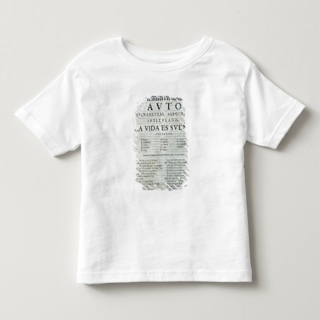 Första sida av 'La Vida es Sueno Tee Shirt (Framsida)