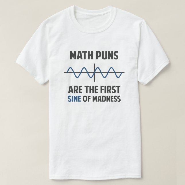 Första sinus för Mathvitsar av nojan Tee Shirt (Design framsida)