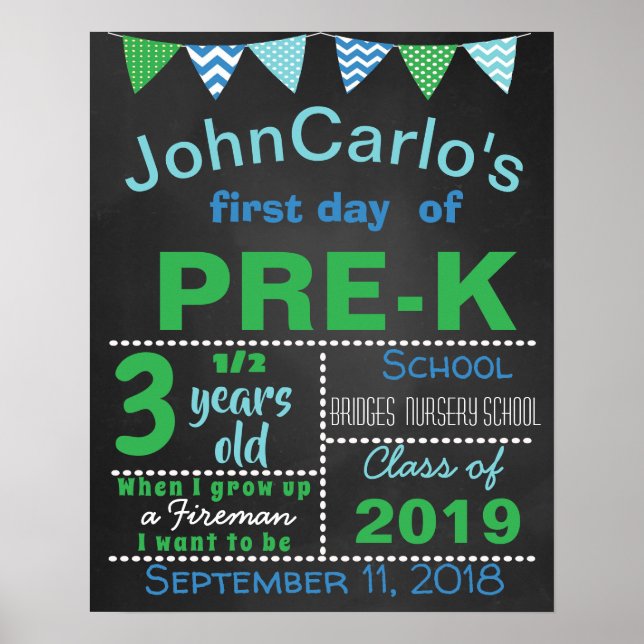 Första sista dagen av förhandskorgen poster (Framsidan)