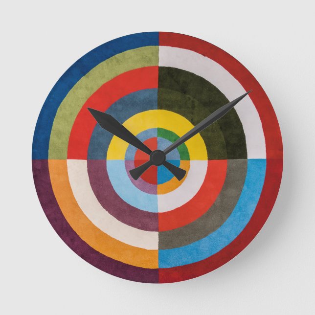 Första skivan | Robert Delaunay | Rund Klocka (Framsida)