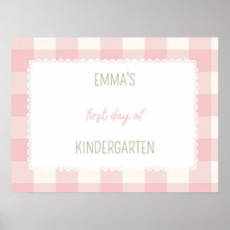 första skoldag poster