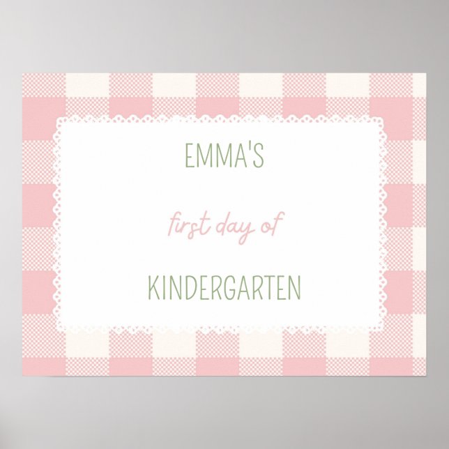 första skoldag poster (Framsidan)