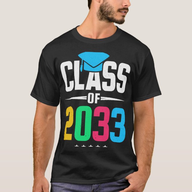 Första skoldagen 2033 i Student T Shirt (Framsida)